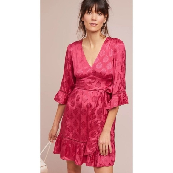 Anthropologie Dresses & Skirts - Maeve x Anthropologie Christine Belted Mini Dress Size 0